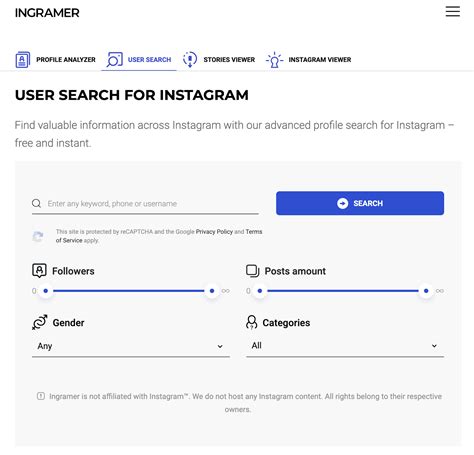 Search Instagram Online .